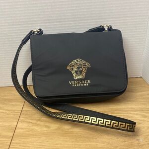 Versace Black and Gold Crossbody Bag
